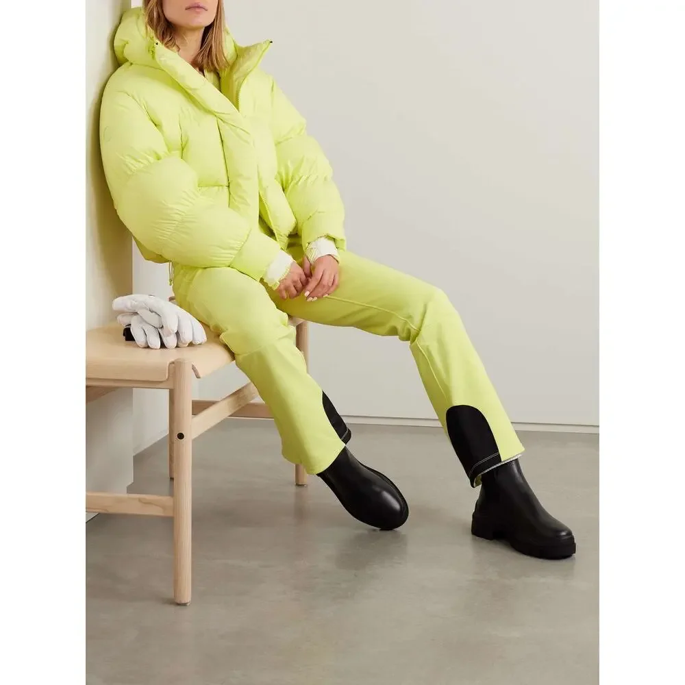 Cordova Bormio Ski Pants Women’s S Neon Yellow Waterproof Stretch NWT